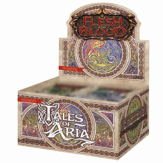 Flesh & Blood TCG - Tales of Aria Unlimited Boosterbox (met 24 packs) - Collectible Card Games Flesh & Blood TCG - Tales of Aria Unlimited Boosterbox (met 24 packs) - Collectible Card Games - Afbeelding 1