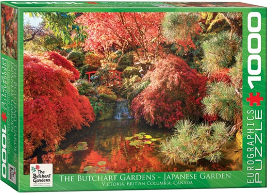 The Butchart Gardens - Japanese Garden (1000) - Eurographics Legpuzzel The Butchart Gardens - Japanese Garden (1000) - Eurographics Legpuzzel - Afbeelding 1