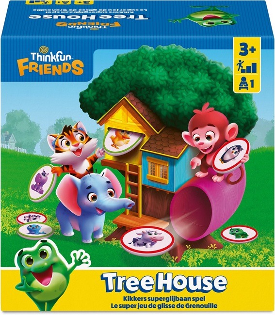 Tree House: Kikkers superglijbaan spel - Thinkfun Denkspel Tree House: Kikkers superglijbaan spel - Thinkfun Denkspel - Afbeelding 1