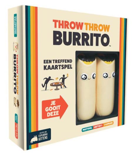 Throw Throw Burrito (NL) - Partyspel Throw Throw Burrito (NL) - Partyspel - Afbeelding 1