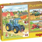 Tractor & co (3x 24) - HABA  Legpuzzel