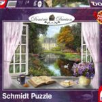 Uitzicht op de kasteeltuinen (1000) - Schmidt  Legpuzzel