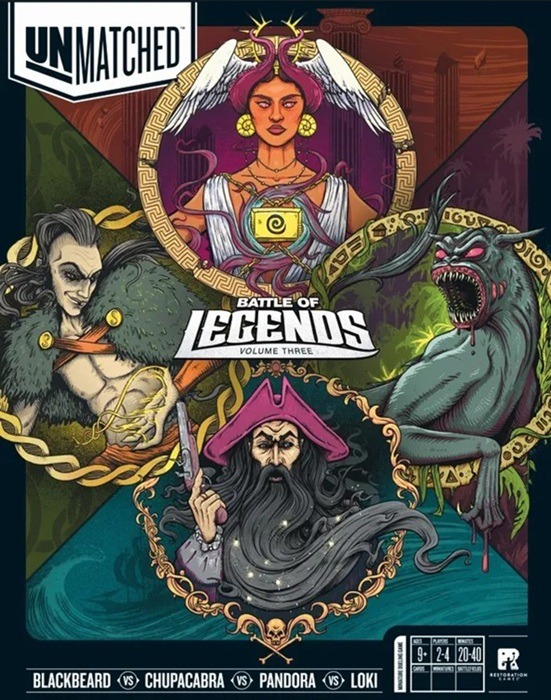Unmatched: Battle of Legends - Volume Three (EN) - Restoration Games Bordspel Unmatched: Battle of Legends - Volume Three (EN) - Restoration Games Bordspel - Afbeelding 1