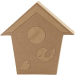 Vogelhuis van papier-mâché -