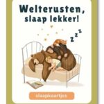 Welterusten, slaap lekker! -  Kaartspel