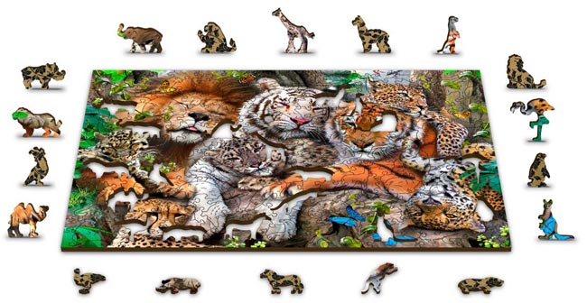 Wooden Puzzle Nap Time XL (600) - Legpuzzel Wooden Puzzle Nap Time XL (600) - Legpuzzel - Afbeelding 1