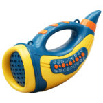 Animal Sounds Horn™ - Dierensymfonie - Dierengeluiden Hoorn Blauw | Educatief Speelgoed