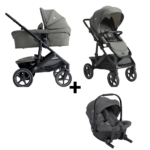 Kinderwagen Joie Signature Vinca Evergreen met Autostoel Sprint Ebony