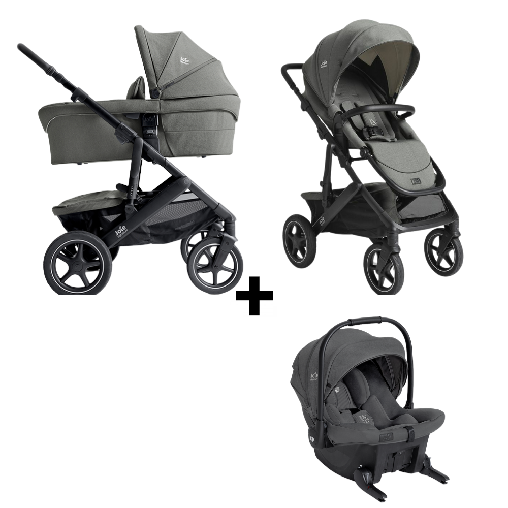 Kinderwagen Joie Signature Vinca Evergreen met Autostoel Sprint Ebony Kinderwagen Joie Signature Vinca Evergreen met Autostoel Sprint Ebony - Afbeelding 1