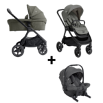 Kinderwagen Joie Signature Finiti Evergreen met Autostoel Sprint Ebony