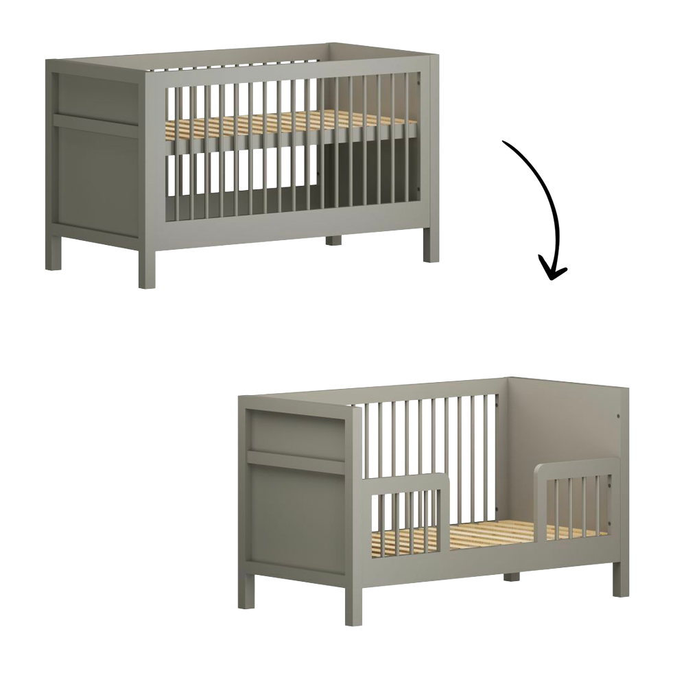 Meegroei Ledikant Stanton 70x140 Meegroei Ledikant Stanton 70x140 - Afbeelding 1