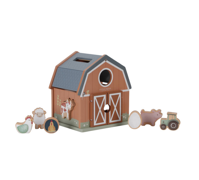 Vormenstoof Little Dutch Little Farm Hout Boerderij