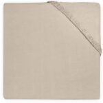 Hoeslaken Boxmatras Jollein 75x95 Jersey Nougat