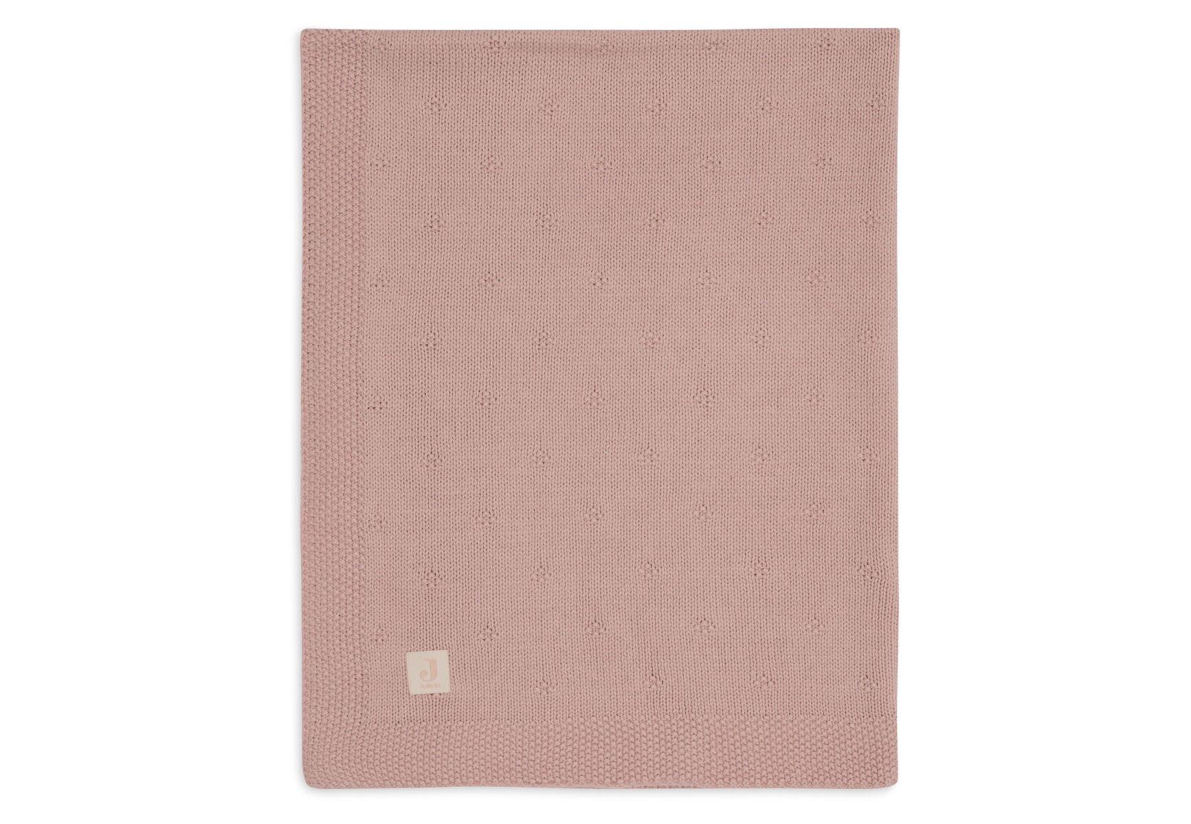 Deken Ledikant Jollein 100x150 Cosy Knit Wild Rose Deken Ledikant Jollein 100x150 Cosy Knit Wild Rose - Afbeelding 1