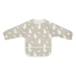 Slabber Jollein Met Mouw Waterproof Nijntje en Snuffy Olive Green