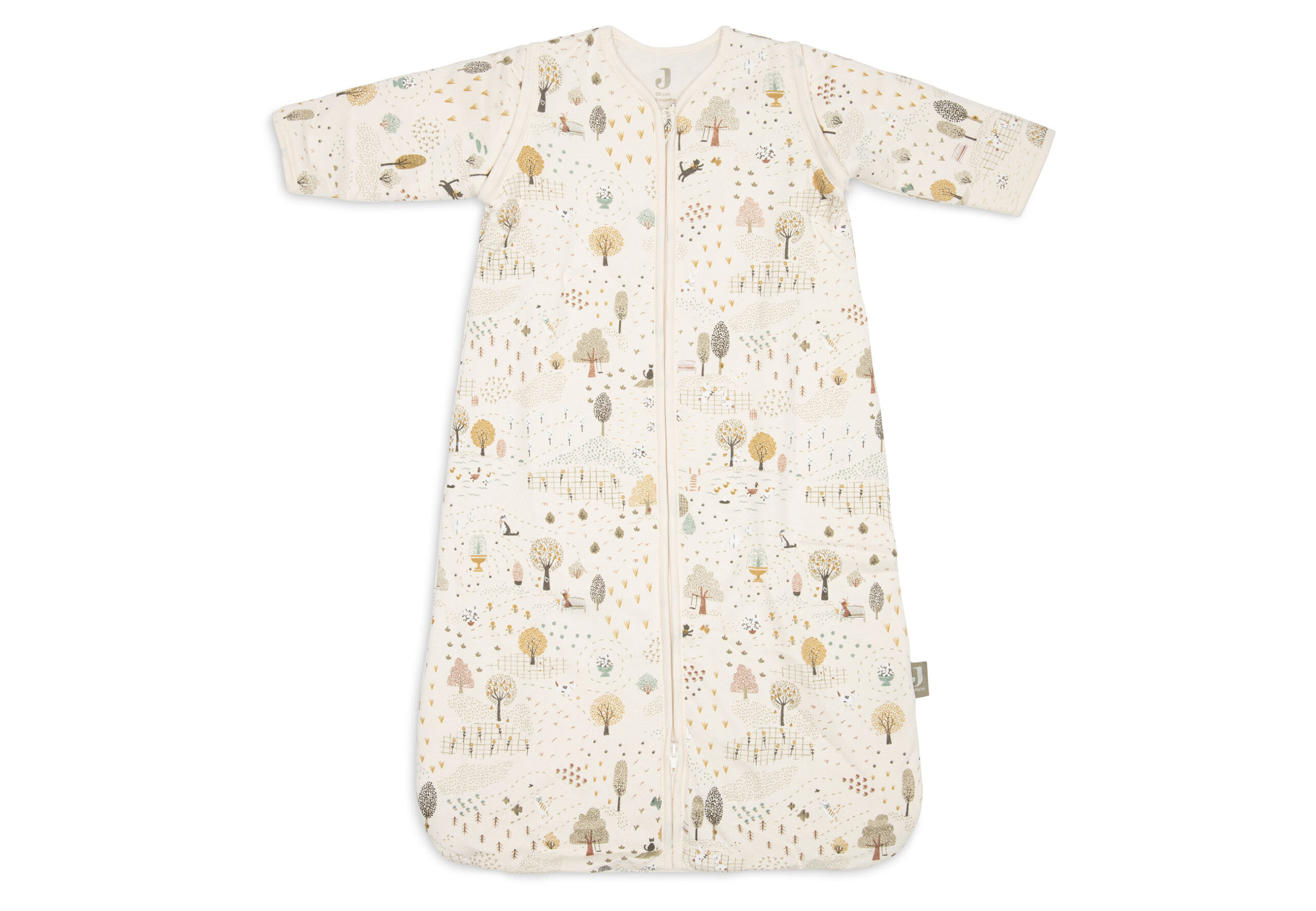 Slaapzak Jollein Afritsbare Mouw Tiny Park 70cm Slaapzak Jollein Afritsbare Mouw Tiny Park 70cm - Afbeelding 1