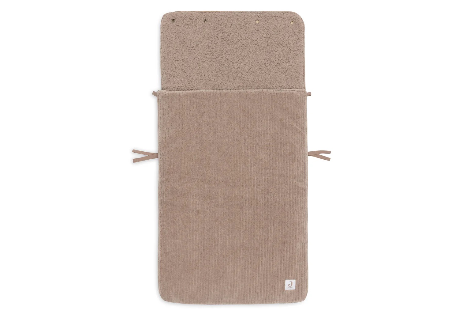 Voetenzak Autostoel Jollein Cloudy Rib Milky Coffee Voetenzak Autostoel Jollein Cloudy Rib Milky Coffee - Afbeelding 1