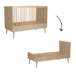 Meegroei Ledikant Quax Cocoon Natural Oak 70x140