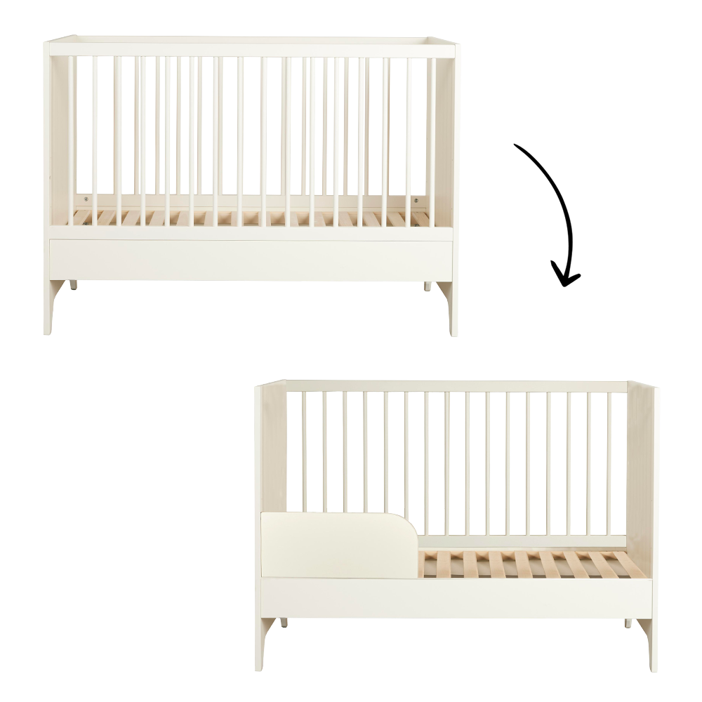 Meegroei Ledikant Quax Tsugi Butter 60x120 Meegroei Ledikant Quax Tsugi Butter 60x120 - Afbeelding 1