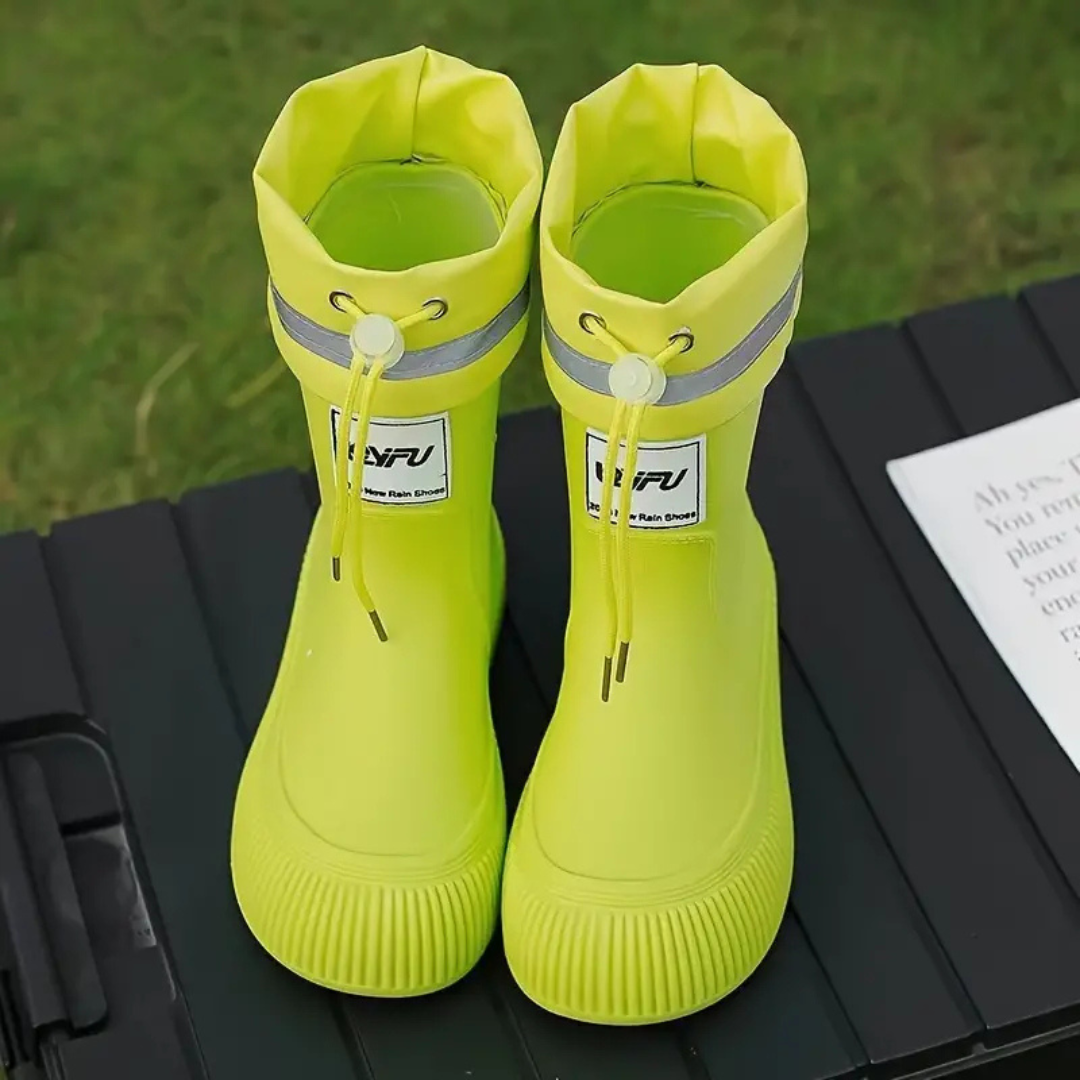 10_1d162c6b-ca21-451a-837d-3995c72592b7 RainGuard– Veilig&Droog– Kinderregenlaarzen met Antislip Geel / 36 (12–13 jaar) | Educatief Speelgoed - Afbeelding 1