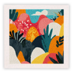 ThreadArt– Handgemaakt&Kleurrijk– Dieren Borduurset Bloemen A | Educatief Speelgoed