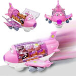 Pilot Pals Plane™ - Perfecte Copiloot - Speelgoed Vliegtuig Roze | Educatief Speelgoed
