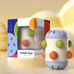 Sensory Baby Roll™ - Kruip&Grijp - Sensorisch Speelgoed Blauw (klein) | Educatief Speelgoed