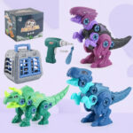JurassicDrill– Cool&Speels– Dino DIY Set Paars/Blauw | Educatief Speelgoed