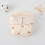 ComfyCotton– Waterdicht&Veilig– Biokatoenen Oefenbroekjes Kleine kers / S (0-5kg) - 0-3 maanden | Educatief Speelgoed