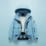 GlacierFit– Ademend&Beschermend Waterdicht– Ski-pak met Fleecevoering Blauwe jas / 160 (15–16 jaar) | Educatief Speelgoed