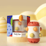 Sensory Baby Roll™ - Kruip&Grijp - Sensorisch Speelgoed Rood (klein) | Educatief Speelgoed