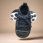 BabyStride– Ademend&Flexibel–'Eerste stapjes'Sneakers Donkerblauw / 12 ( 6–12 maanden) | Educatief Speelgoed