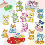 GemArt– Schattig&Glanzend– Diamant Painting Stickers Honden | Educatief Speelgoed