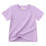 ComfyWear– Praktisch&Casual– Korte Mouwen T-Shirt Lavendel / Lichtpaars / 130 (6–7 jaar) | Educatief Speelgoed