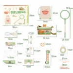 Bug Lab™ | Ontdek de wereld - Insectenhotel 12 stuks | Educatief Speelgoed