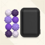 CalmSphere– Zacht&Focused– Magnetisch Stressspeelgoed Paars / M (Ø 2.85cm) / 8 | Educatief Speelgoed