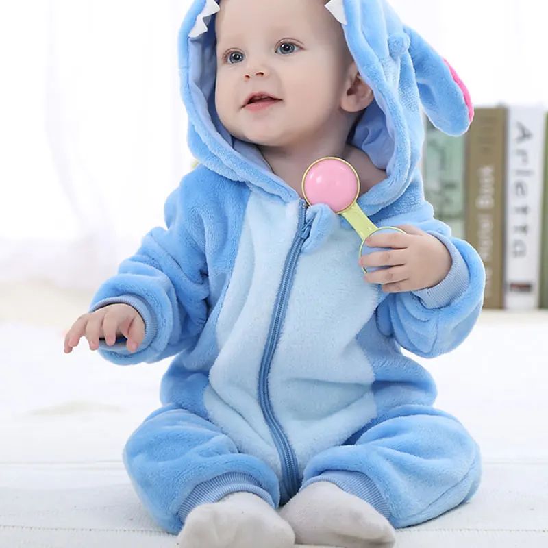 14_1 Mini Fashion™ – Dieren Dromenland – Kinder Dieren Onesie Blauwe Ster / 110 (24-30 maanden) | Educatief Speelgoed - Afbeelding 1