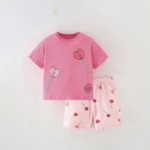 SunnyBloom– Zomer&Schattig– Matchende Zomerset Roze lolly's / 120 (4-5 jaar) | Educatief Speelgoed