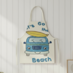 MiniChef™ – Speels&Vlekwerend– Kinder Schort S (2-5 jaar) / Strandwagen | Educatief Speelgoed