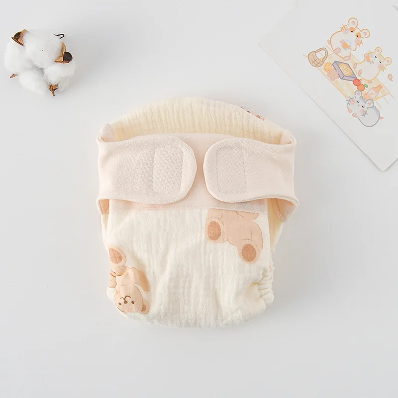 15_81eafa8f-7c54-4f82-878e-5f4ce1e7b400 ComfyCotton– Waterdicht&Veilig– Biokatoenen Oefenbroekjes Baby beer / S (0-5kg) - 0-3 maanden | Educatief Speelgoed - Afbeelding 1