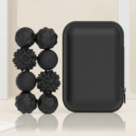 CalmSphere– Zacht&Focused– Magnetisch Stressspeelgoed Zwart / M (Ø 2.85cm) / 8 | Educatief Speelgoed