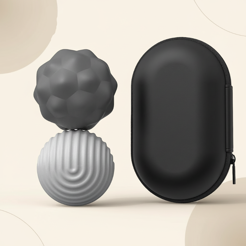 16_1b668885-1e9c-47b3-ace8-aec7dd2a1c94 CalmSphere– Zacht&Focused– Magnetisch Stressspeelgoed Grijs / L (Ø 4.05cm) / 2 | Educatief Speelgoed - Afbeelding 1