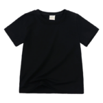 ComfyWear– Praktisch&Casual– Korte Mouwen T-Shirt Zwart / 120 (4–5 jaar) | Educatief Speelgoed