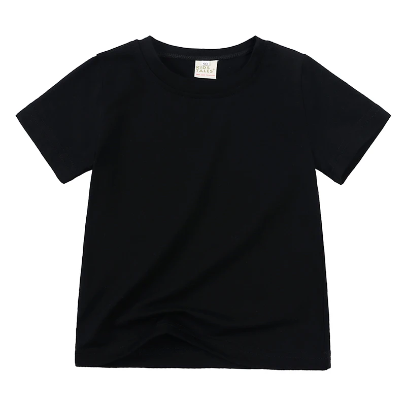 16_65ccbf80-f3d4-456a-9678-9da668bc0140 ComfyWear– Praktisch&Casual– Korte Mouwen T-Shirt Zwart / 130 (6–7 jaar) | Educatief Speelgoed - Afbeelding 1