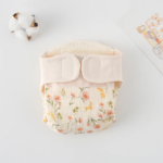 ComfyCotton– Waterdicht&Veilig– Biokatoenen Oefenbroekjes Roze Bloemen / S (0-5kg) - 0-3 maanden | Educatief Speelgoed