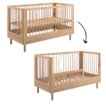 Meegroei Ledikant Jaxx Forest 70x140 Eik