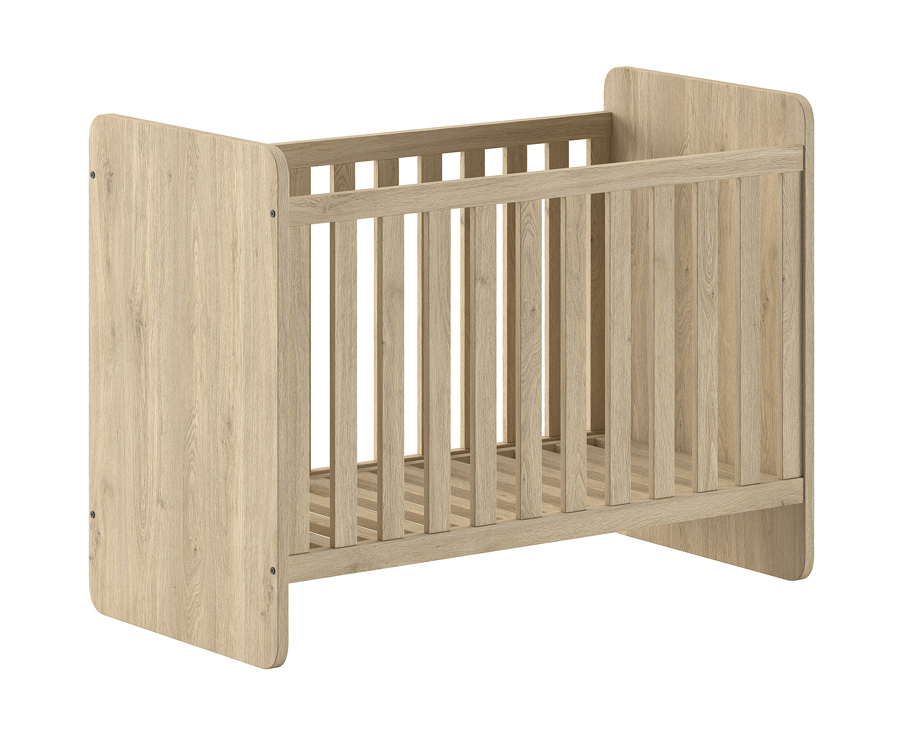 Meegroei Ledikant Jaxx Sam Eik 60x120 Meegroei Ledikant Jaxx Sam Eik 60x120 - Afbeelding 1