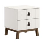 Nachtkastje Jaxx Sezane Clay/Walnut