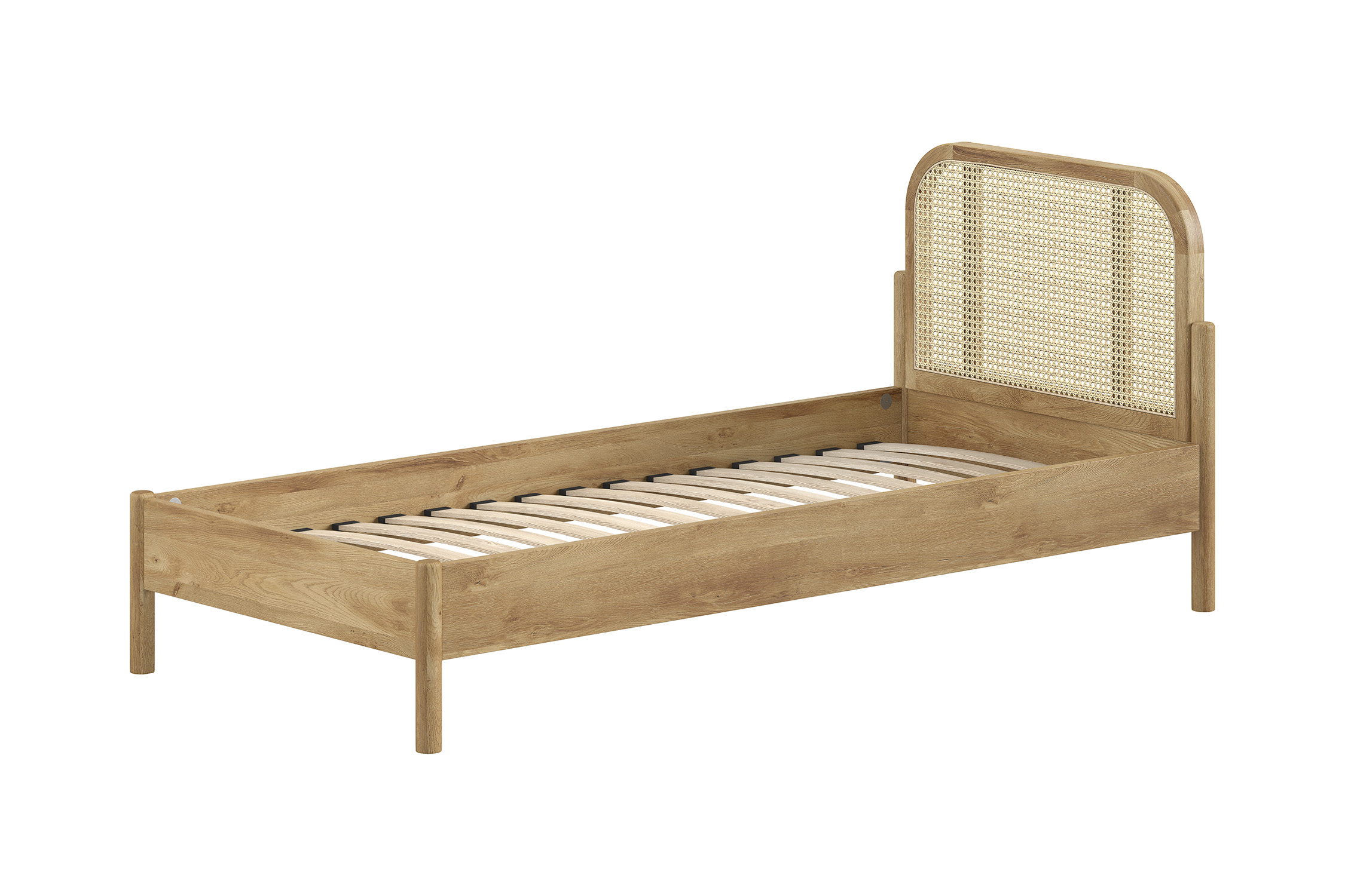 Kinderbed Jaxx 90x200 Olive Rotan Eik Kinderbed Jaxx 90x200 Olive Rotan Eik - Afbeelding 1