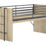 Halfhoogslaper Sam 90x200 met Bureau